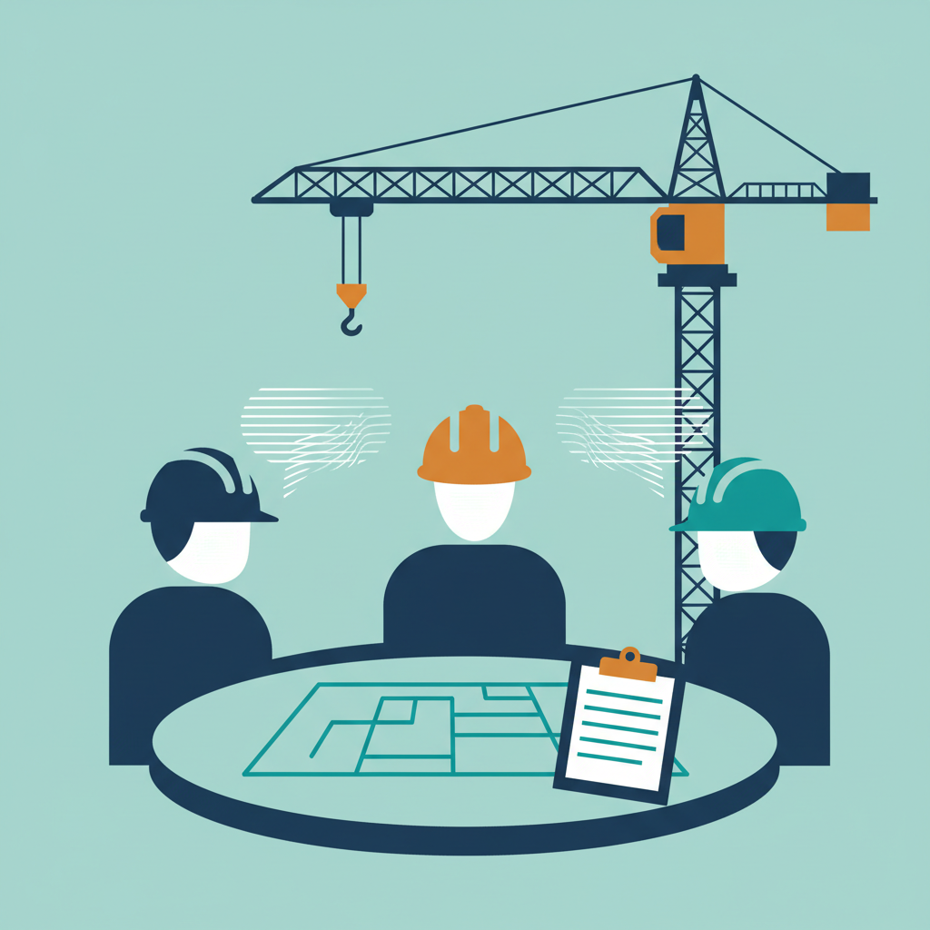 Construction project meeting documentation gap