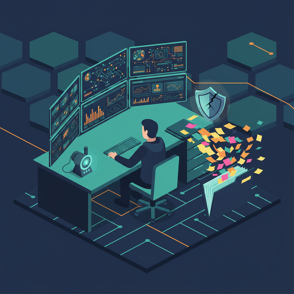 Cybersecurity incident response war room documentation gap